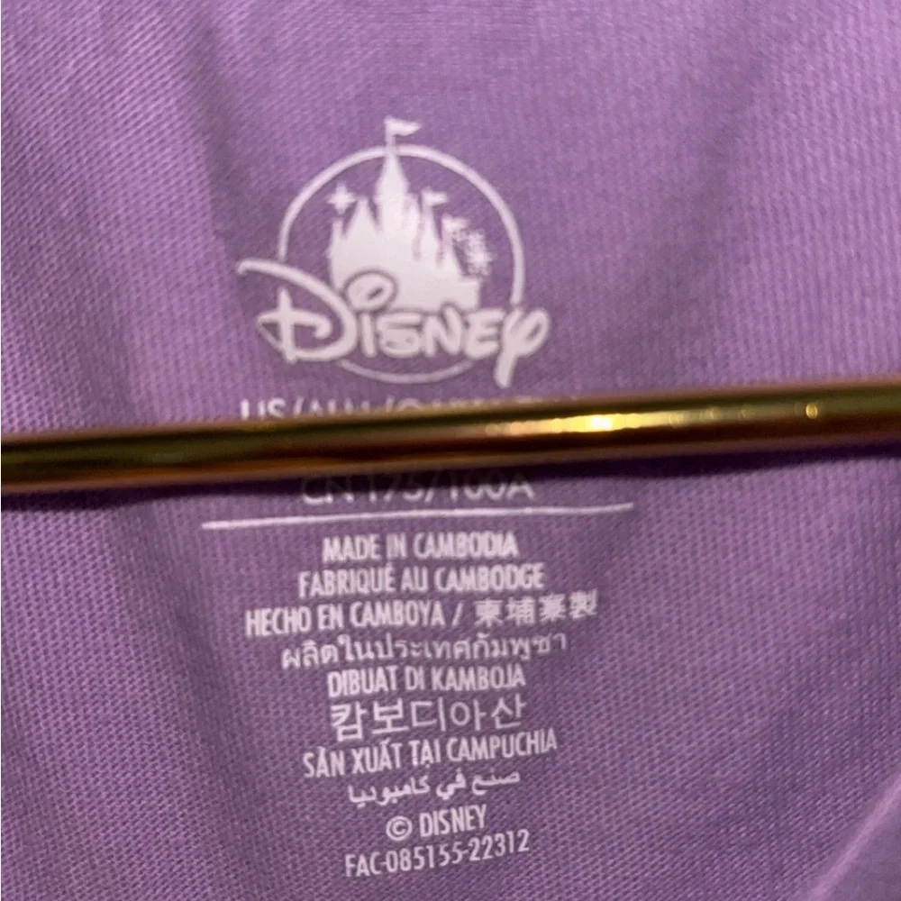 Disney Purple Mickey Graphic Tank Top Size Large P2P 20” - Picture 4 of 4